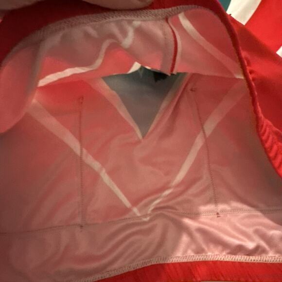 Bianchi Sugoi Men Sz L Short Sleeve Jersey 1/2 Zip Red Green Minnesota Summit - Picture 8 of 12